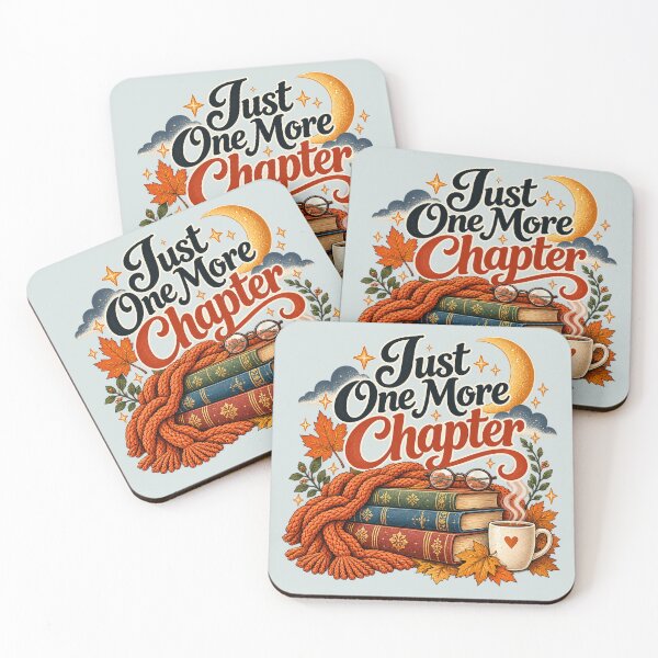 Item preview, Just One More Chapter - Cozy Book Lover Reading designed and sold by NViora.