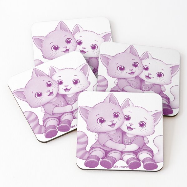 Item preview, Mia and Pia Violet No. 1 - From the book series "Mia and Pia - Coloring fun meets cat knowledge - Adventures to color, learn and marvel at". designed and sold by WasserSonneWind.