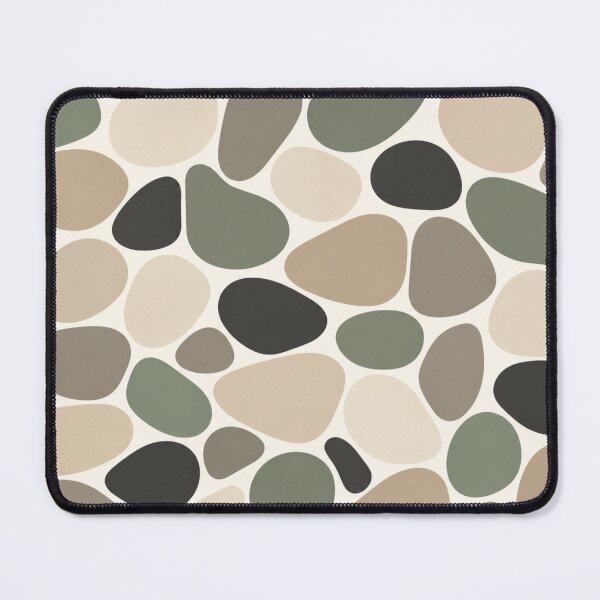Item preview, Minimalist Organic Pebbles Earthy Neutral Seamless Pattern designed and sold by Shivora Studio.