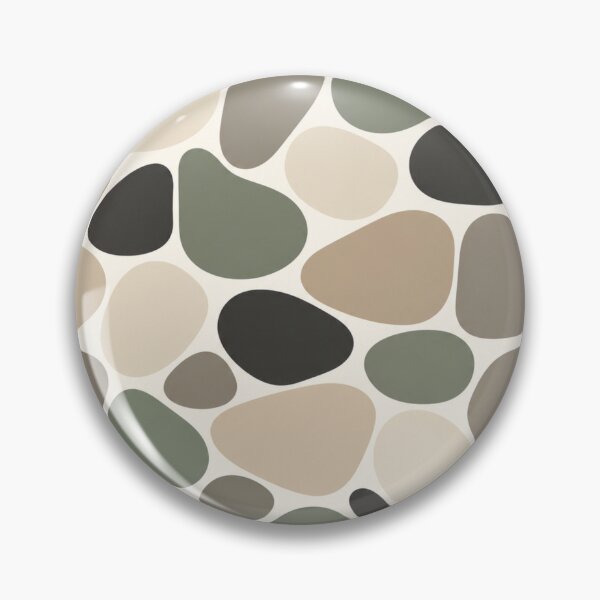 Item preview, Minimalist Organic Pebbles Earthy Neutral Seamless Pattern designed and sold by Shivora Studio.