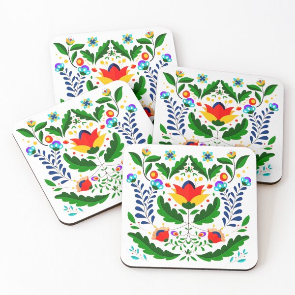Item preview, Folk Art Flowers designed and sold by ViaARTfactory.