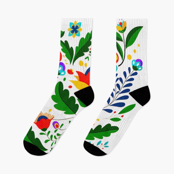 Item preview, Folk Art Flowers designed and sold by ViaARTfactory.
