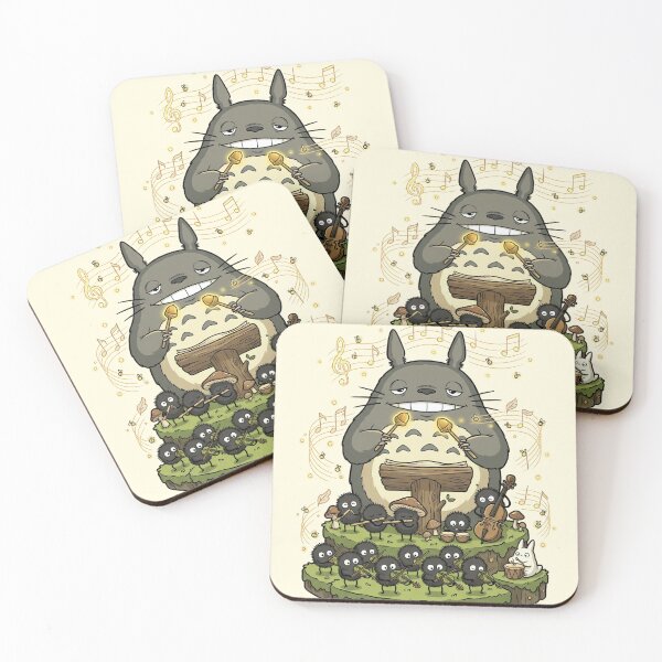 Item preview, Totoro's Forest Symphony with Soot Sprites designed and sold by homedeco12.