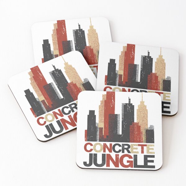 Item preview, Distressed City Skyline Concrete Jungle Urban Art designed and sold by cannsuh.