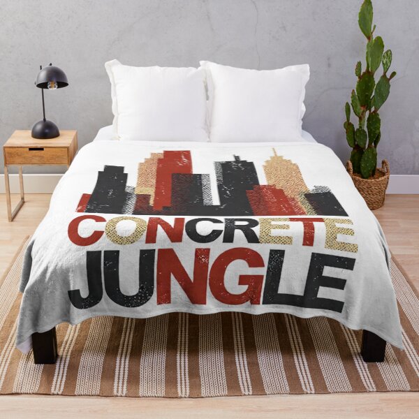 Item preview, Distressed City Skyline Concrete Jungle Urban Art designed and sold by cannsuh.