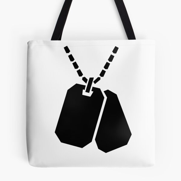 Item preview, Military Dog Tags – Minimalist Geometric Art designed and sold by matybrak.
