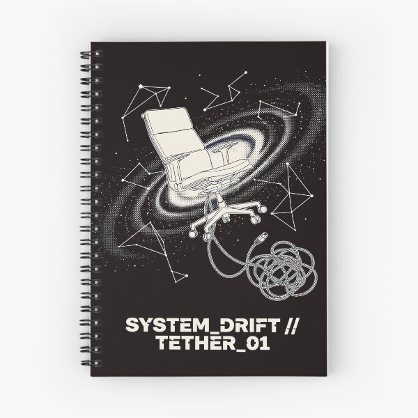Item preview, Floating Office Chair Cosmic Galaxy Tether Graphic designed and sold by LayercraftArt.