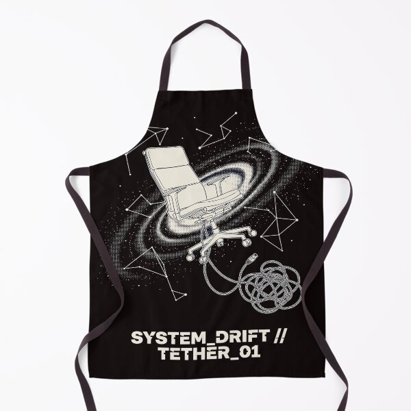 Item preview, Floating Office Chair Cosmic Galaxy Tether Graphic designed and sold by LayercraftArt.