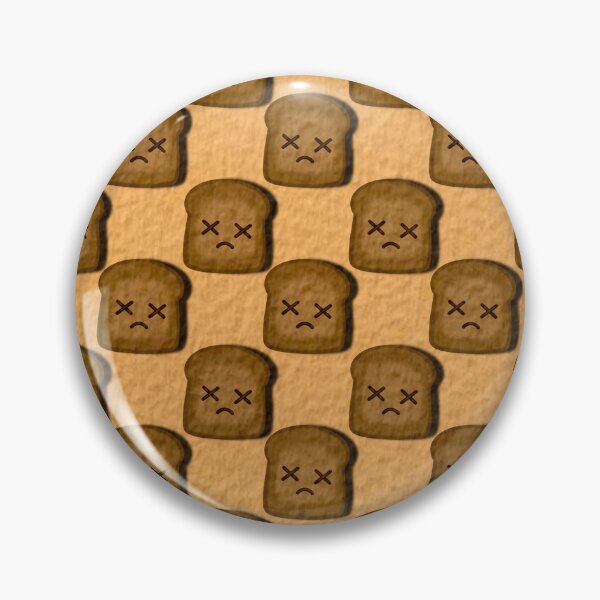 Item preview, Sad Toast Kawaii Bread Repeating Pattern designed and sold by Sucha art.