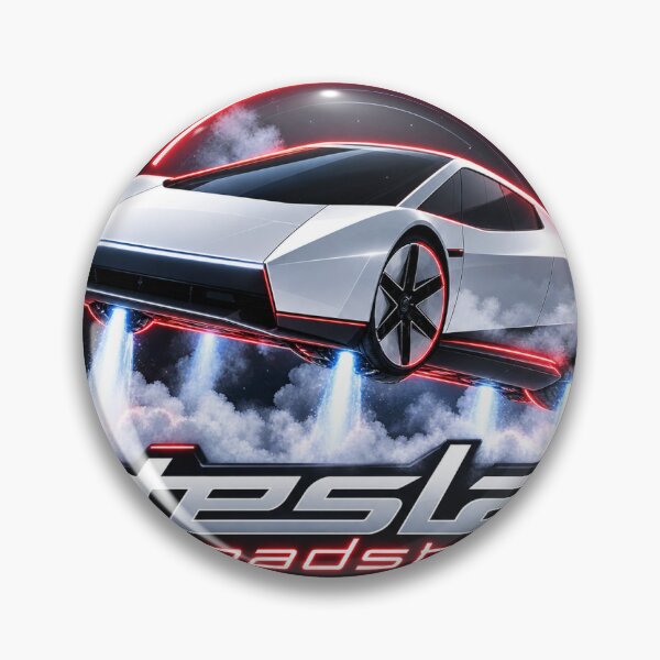 Item preview, Tesla Roadster Red Neon designed and sold by DeutscheIronMan.