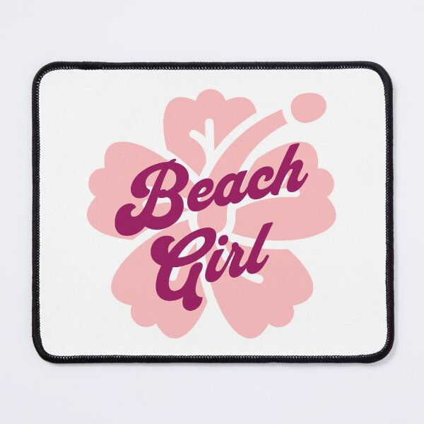 Item preview, Pink hibiscus Beach girl designed and sold by DaisyRoseBliss.