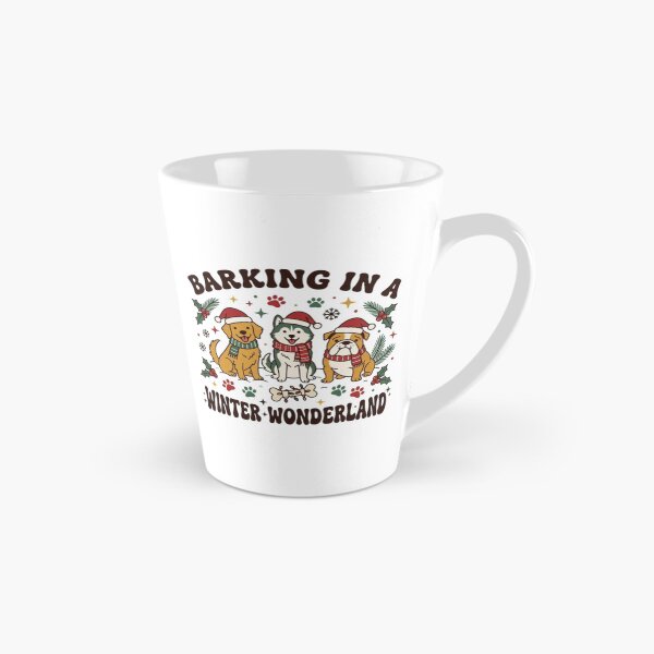 Item preview, Barking In A Winter Wonderland Cute Retro Dog Christmas designed and sold by Founderpallavi.