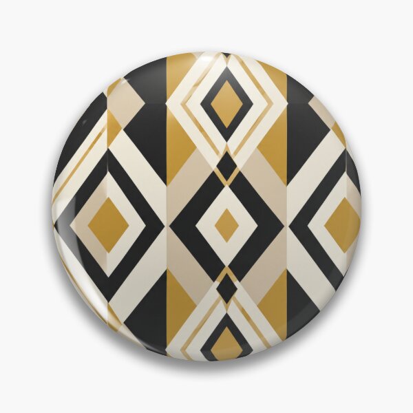 Item preview, Luxury Art Deco Gold Diamond Geometric Seamless Pattern designed and sold by Shivora Studio.
