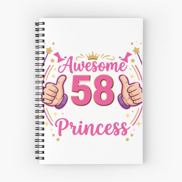 Item preview, This Is What An Awesome 58 Year Old Princess Looks Like 58th Birthday Woman Celebration designed and sold by SofiBlair.