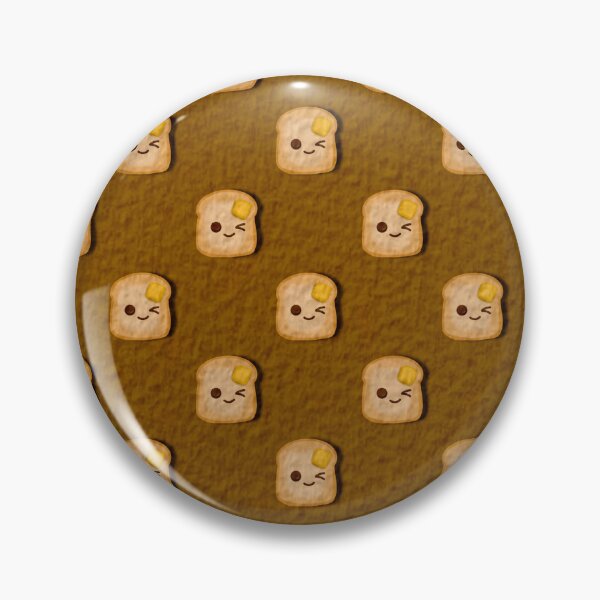 Item preview, Winking Butter Toast Dark Brown Pattern designed and sold by Sucha art.