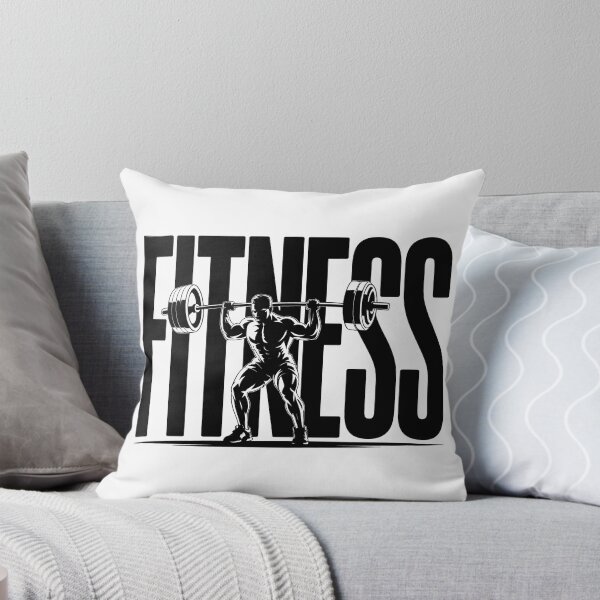 Item preview, Fitness Squat Barbell Bodybuilder Gym Silhouette designed and sold by LoFizzy.