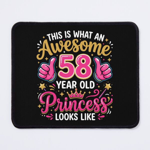 Item preview, This Is What An Awesome 58 Year Old Princess Looks Like 58th Birthday Woman designed and sold by SofiBlair.
