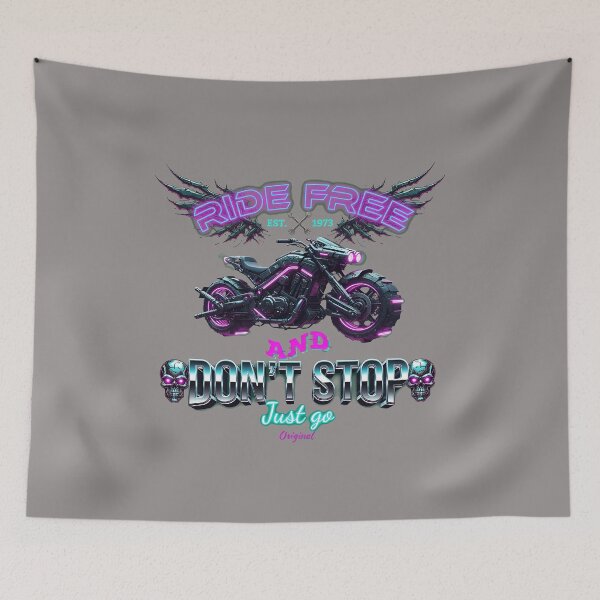 Item preview, Ride Free Motorcycle Vintage Biker T-Shirt-56 designed and sold by AndreHeller.