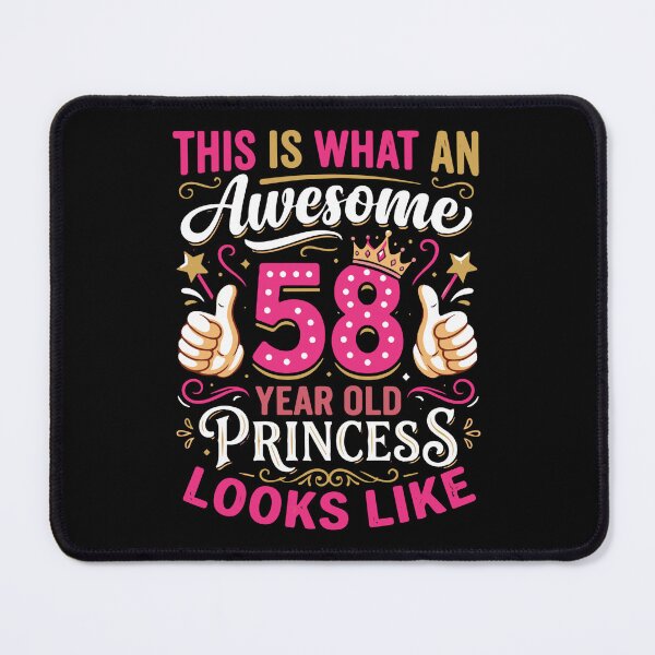 Item preview, This Is What An Awesome 58 Year Old Princess Looks Like Birthday Woman designed and sold by SofiBlair.