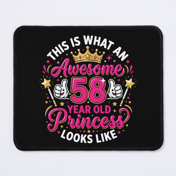 Item preview, This Is What An Awesome 58 Year Old Princess Looks Like 58th Birthday Woman designed and sold by SofiBlair.