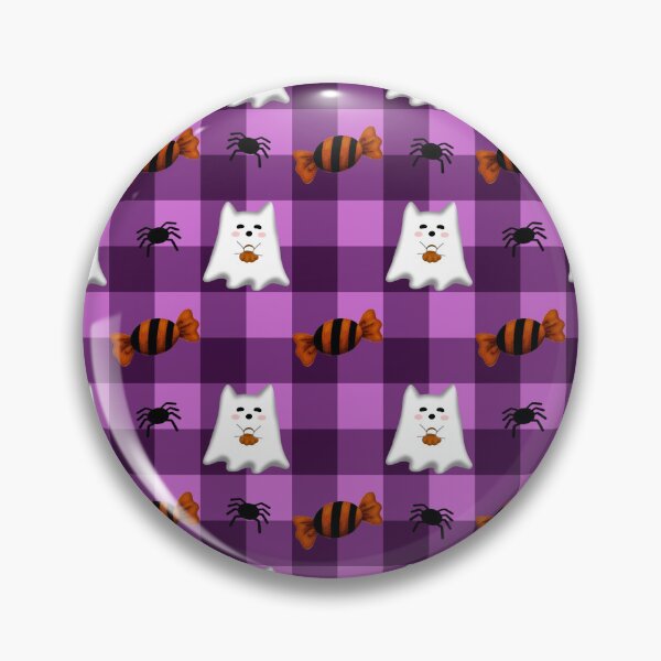 Item preview, Cute Ghost Candy and Spider Halloween Pattern designed and sold by Sucha art.