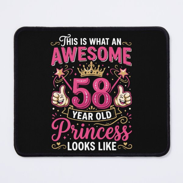 Item preview, This Is What An Awesome 58 Year Old Princess Looks Like 58th Birthday Woman Celebration designed and sold by SofiBlair.