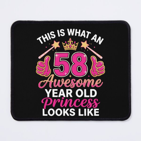 Item preview, This Is What An 58 Awesome Year Old Princess Looks Like 58th Birthday Woman  designed and sold by SofiBlair.