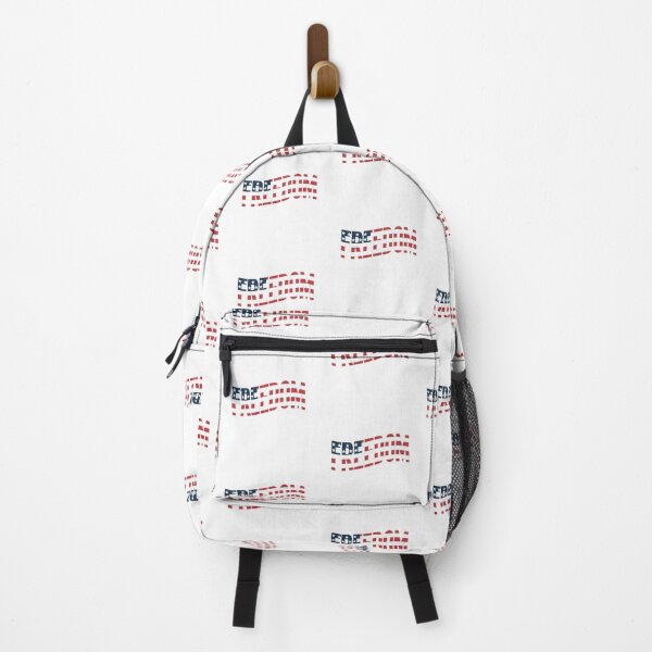 Item preview, Freedom American Flag Typography Patriotic USA designed and sold by LoFizzy.