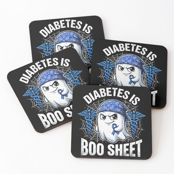 Artikelvorschau, Diabetes Is Boo Sheet Halloween Ghost entworfen und verkauft von ArtsMichalShop.