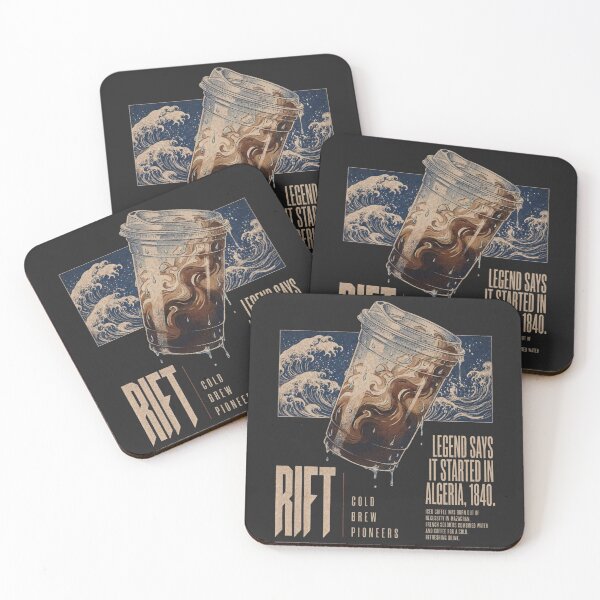 Item preview, The Great Wave of Iced Coffee designed and sold by WaveyJane.