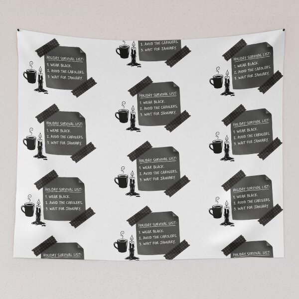 Item preview, Holiday Survival List Dark Mode – Notes App Chic Humor designed and sold by Luminari Creations.