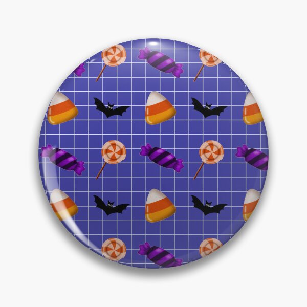 Item preview, Halloween Candy and Bat Seamless Pattern designed and sold by Sucha art.