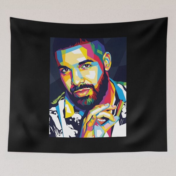 Item preview, Drake pop art designed and sold by Zamziri.