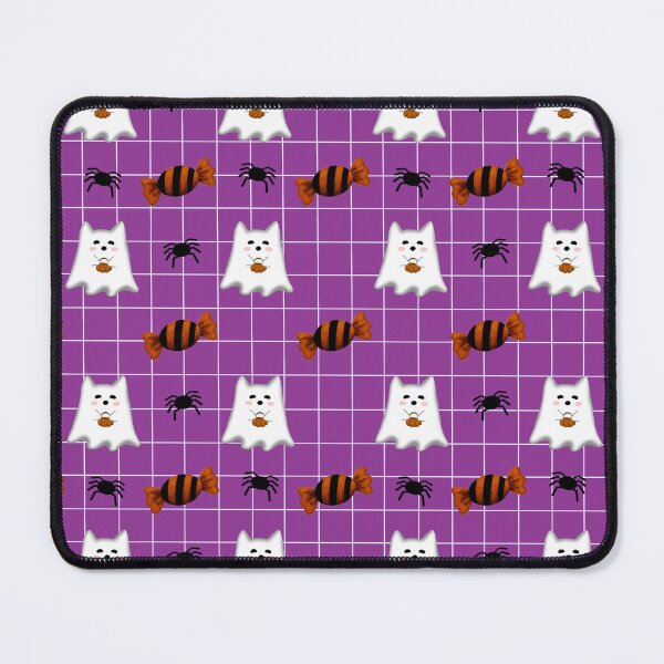 Item preview, Cute Ghost Candy and Spider Halloween Pattern designed and sold by Sucha art.