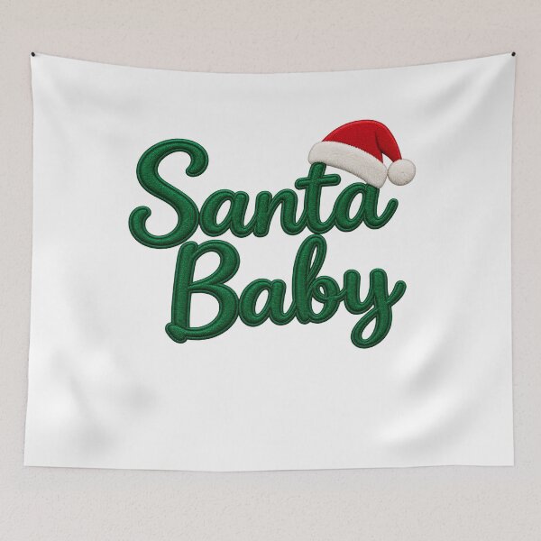Item preview, Festive Christmas Baby Script Design PNG designed and sold by LandFinStudio.