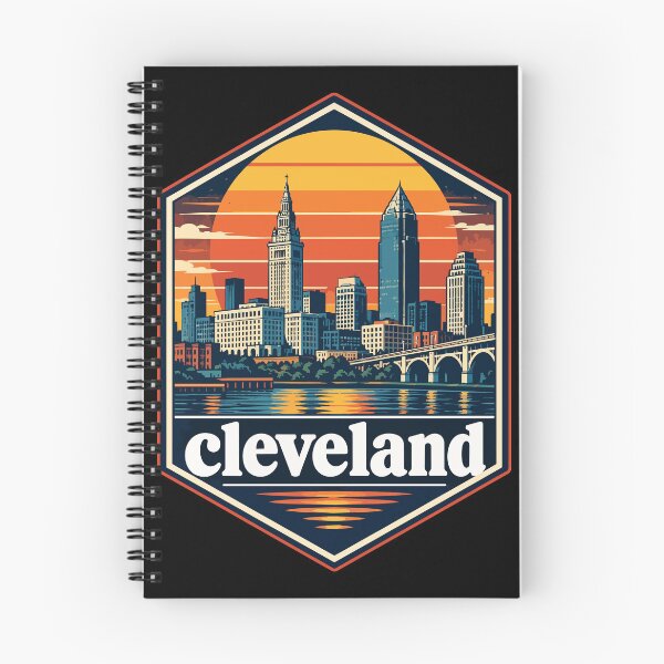 Item preview, Cleveland Ohio Retro Travel designed and sold by TomFrontierArt.