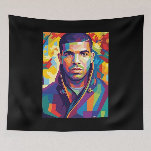 Item preview, Drake pop art designed and sold by Zamziri.