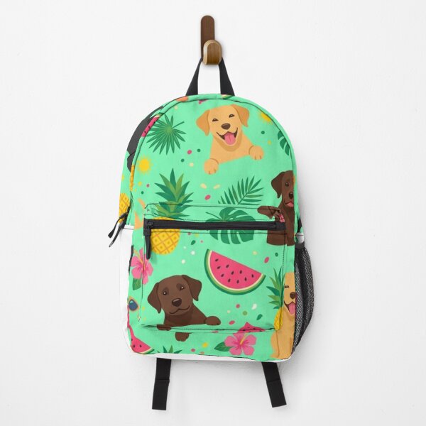 Item preview, Labrador Retriever Summer Pattern - Dogs, Watermelons and Pineapples designed and sold by Goodthingstree.