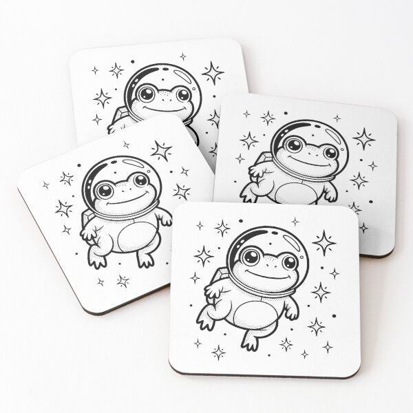 Item preview, Astronaut Frog Cute Space Cartoon Gift designed and sold by LoFizzy.