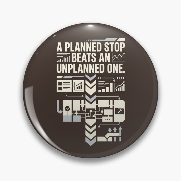 Item preview, Planned Stop vs Unplanned Downtime – Maintenance designed and sold by Amr Darwish Graphic designer.