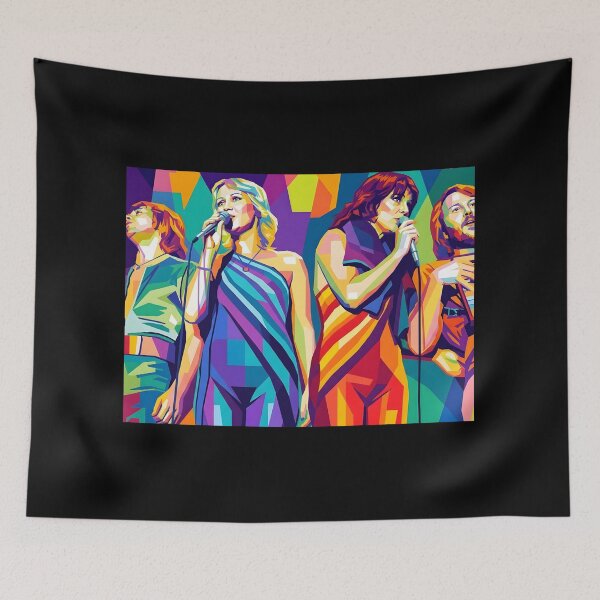 Item preview, Abba pop art designed and sold by Zamziri.