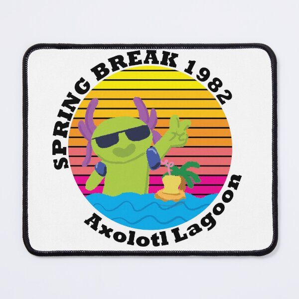 Item preview, Axolotl Lagoon, Spring Break 1982, Summer Break designed and sold by VODkmw.
