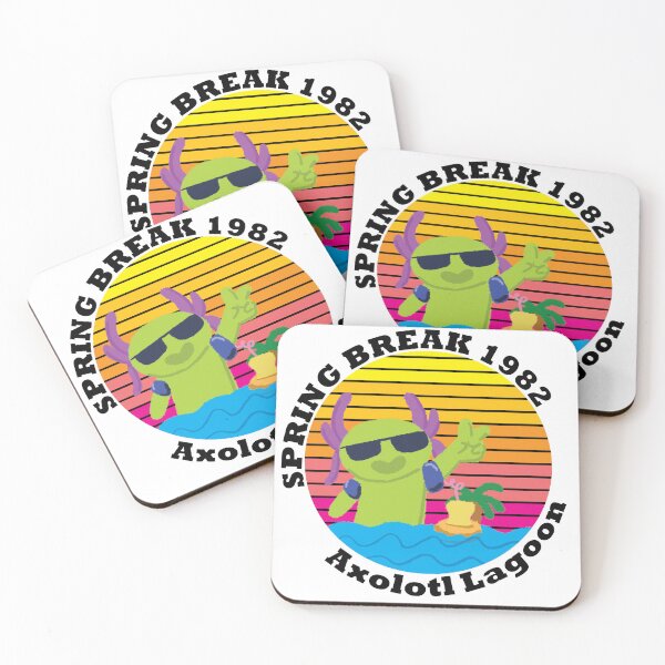 Item preview, Axolotl Lagoon, Spring Break 1982, Summer Break designed and sold by VODkmw.