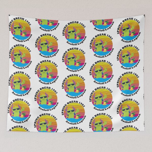 Item preview, Axolotl Lagoon, Spring Break 1982, Summer Break designed and sold by VODkmw.