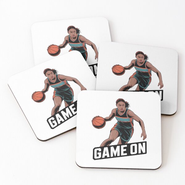 Item preview, Game On Women’s Basketball Player Dribbling Sports Art designed and sold by LoFizzy.