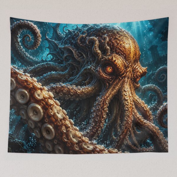 Item preview, Ancient Kraken – Terror of the Deep designed and sold by Curio Meridian.