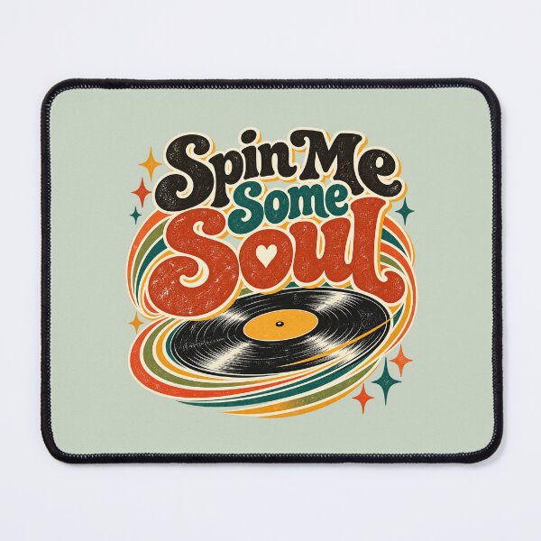 Item preview, Spin Me Some Soul - Retro Vinyl Record Music designed and sold by NViora.