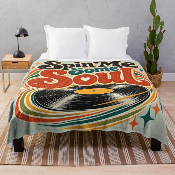 Item preview, Spin Me Some Soul - Retro Vinyl Record Music designed and sold by NViora.