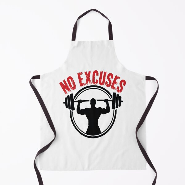 Item preview, No Excuses Gym Motivation Weightlifting Barbell Bodybuilding Fitness Design designed and sold by cannsuh.