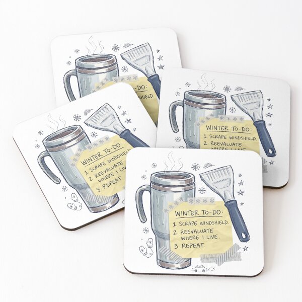 Item preview, Defrost Itinerary Design – Winter Commute Notes App Chic designed and sold by Luminari Creations.